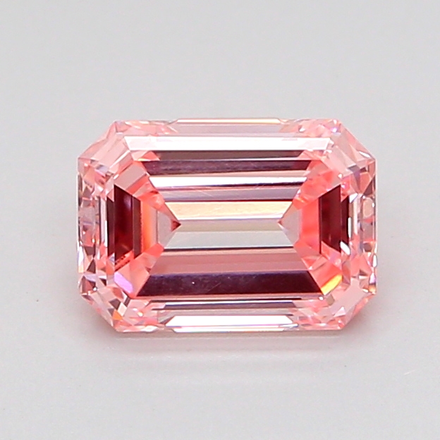 1.0ct Emerald Fancy Intense Pink VVS2 IGI