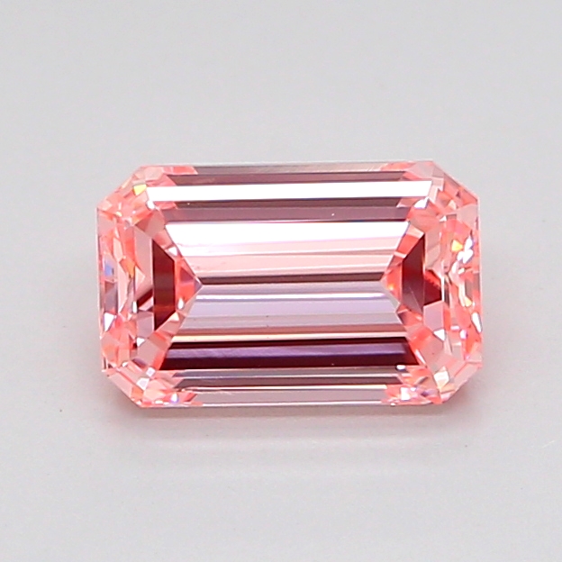 1.0ct Emerald Fancy Intense Pink SI1 IGI