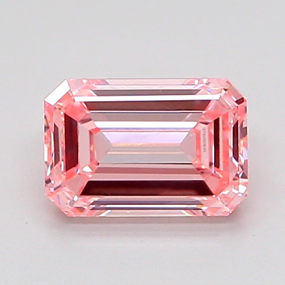 1.0ct Emerald Fancy Intense Pink VVS2 IGI