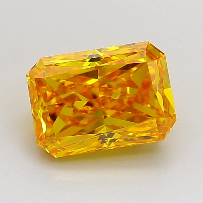 1.5ct Radiant Fancy Vivid Yellow VVS2 IGI