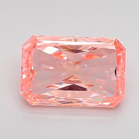 1.0ct Radiant Fancy Intense Pink VS2 IGI