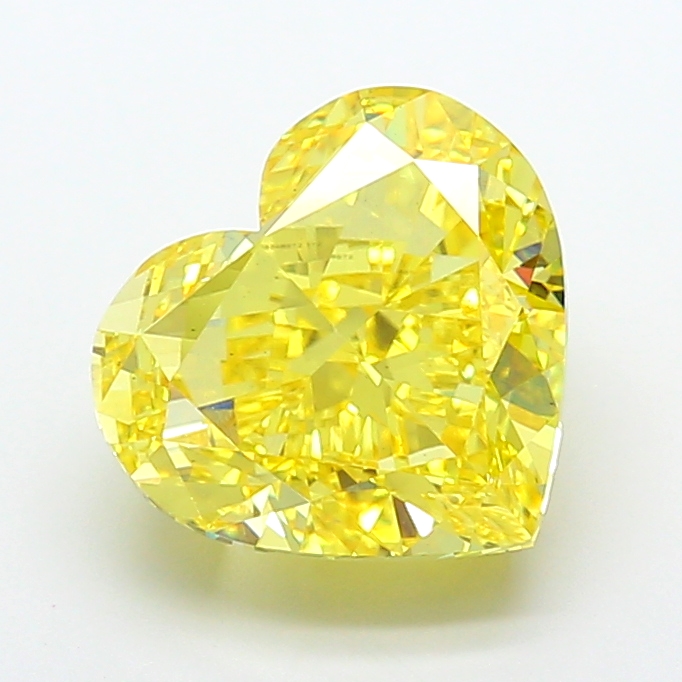 Heart 8.69ct Fancy Vivid Yellow VS1