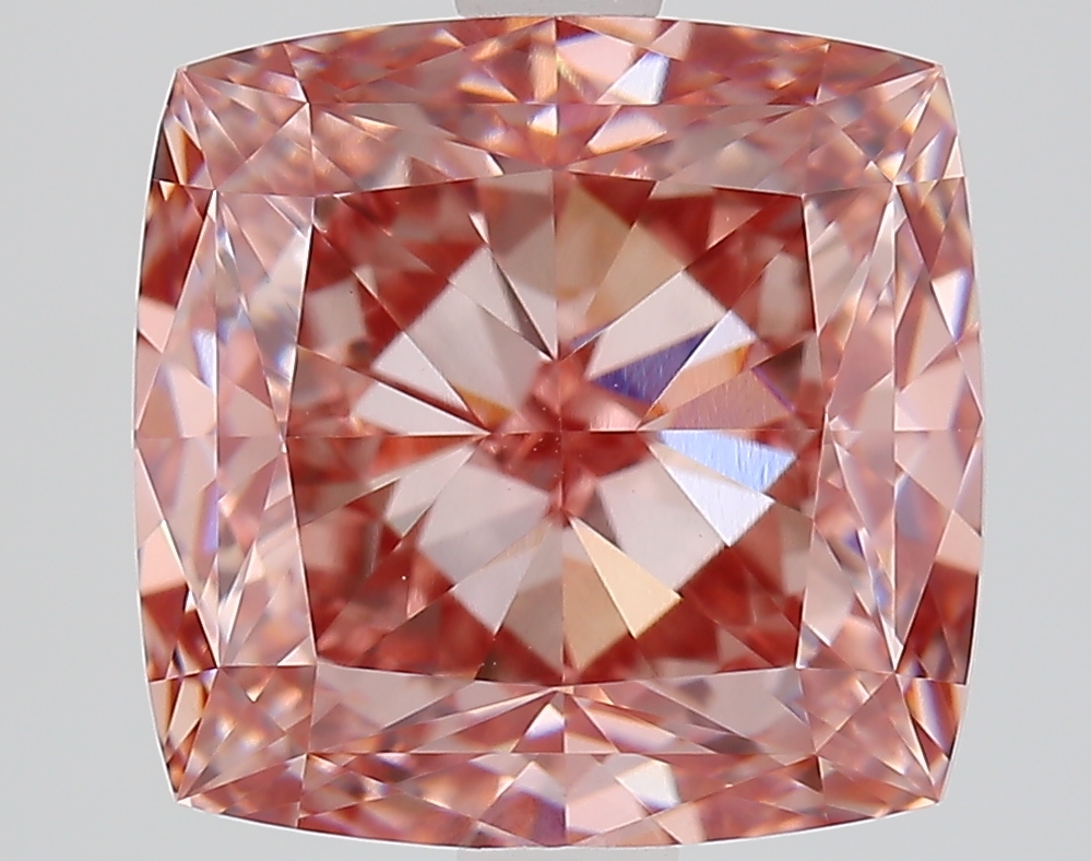 4.2ct Cushion Fancy Intense Pink VVS2 IGI