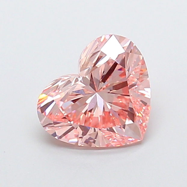 2.9ct Heart Fancy Intense Pink VS1 IGI