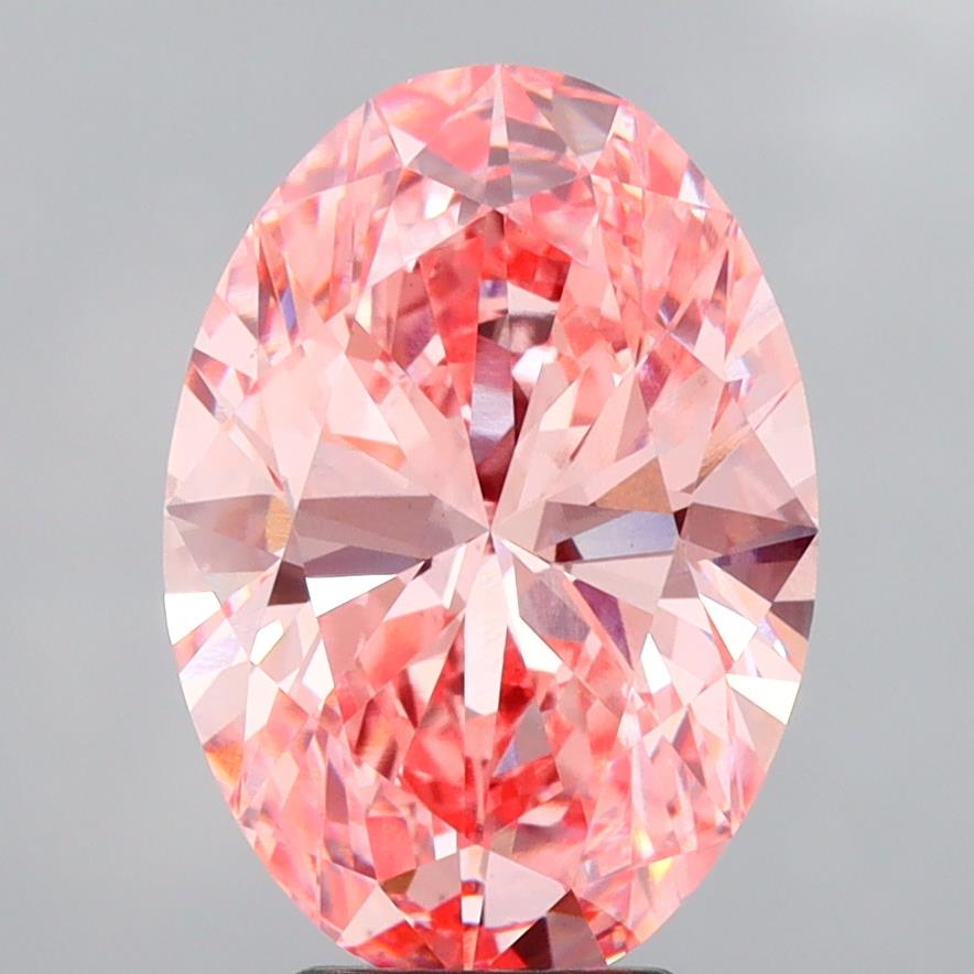 Oval 4.64ct Fancy Vivid Pink VS1