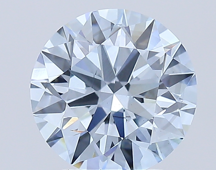 2.5ct Round Fancy Blue SI1 IGI