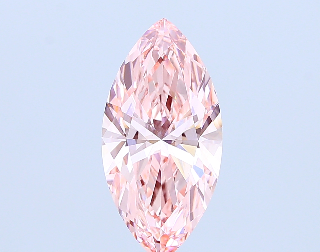 7.2ct Marquise Fancy Vivid Pink VS1 IGI