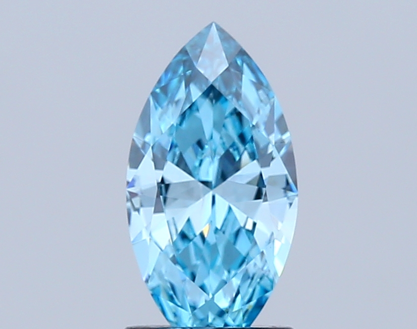 1.5ct Marquise Fancy Vivid Blue VS1 IGI