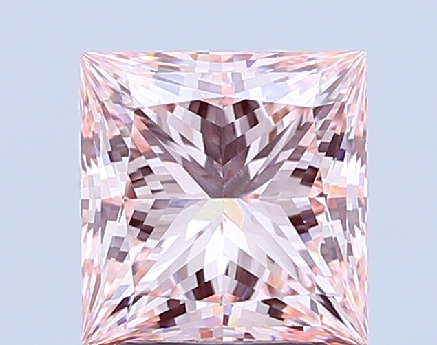 4.0ct Princess Fancy Intense Pink VVS2 IGI