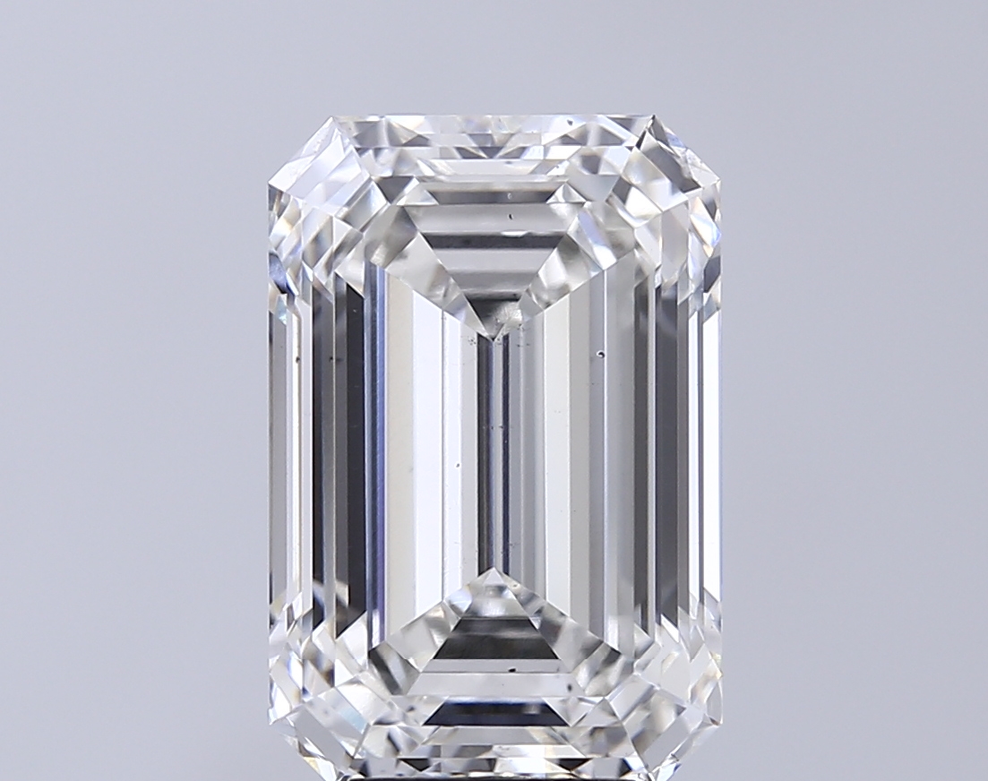 7.01 ct. emerald Lab Grown Diamond front image