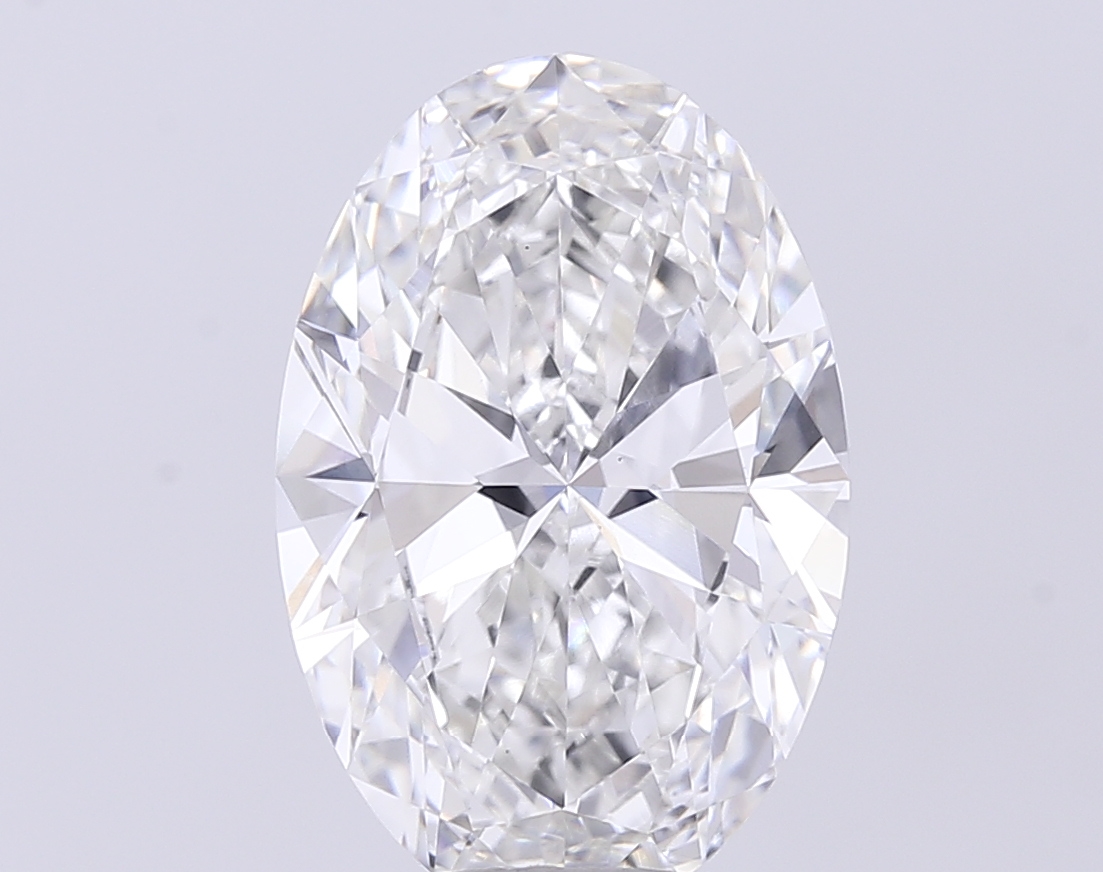 7.02 ct. oval Lab Grown Diamond front image
