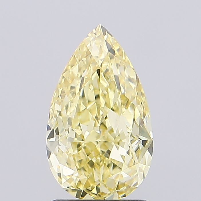 2.01ct Pear Fancy Yellow VS1 IGI