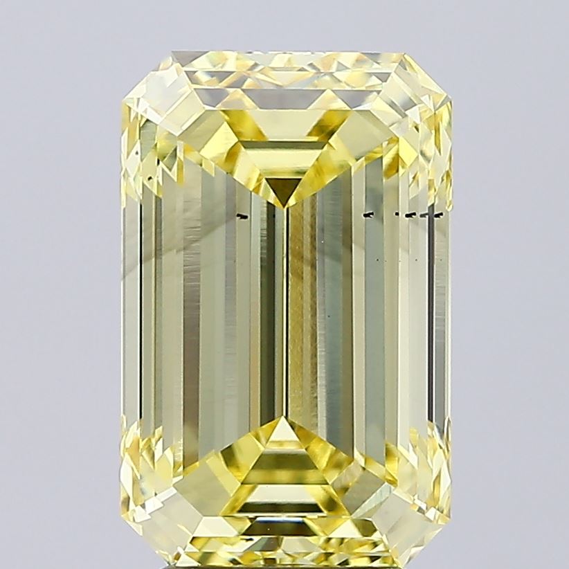 5.03ct Emerald Fancy Intense Yellow SI1 IGI