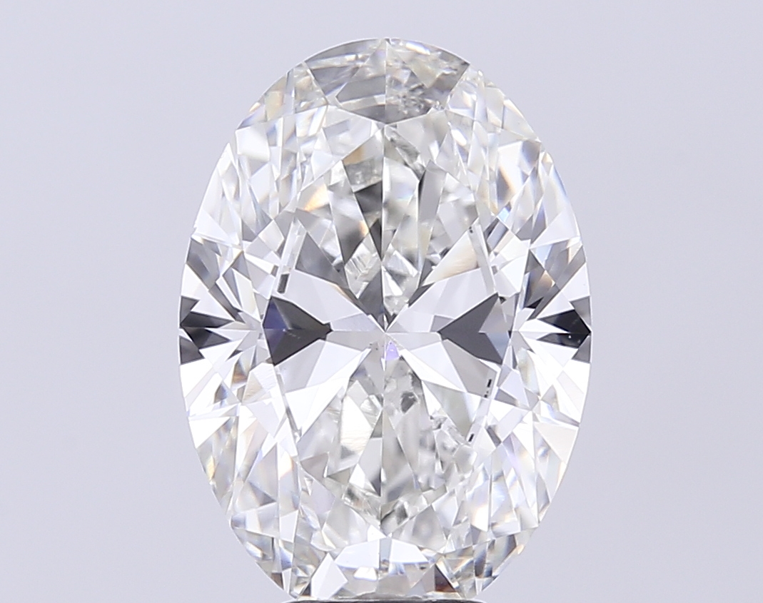 7.01 ct. oval Lab Grown Diamond front image