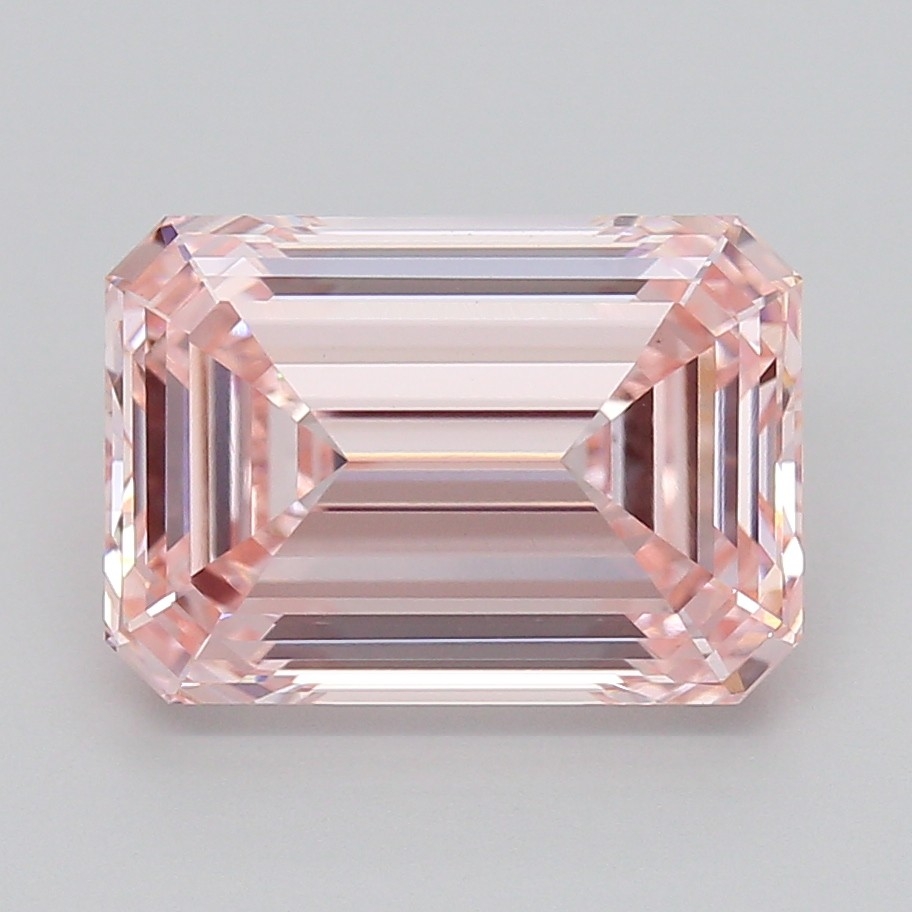 5.59ct Emerald Fancy Intense Pink VVS2 IGI