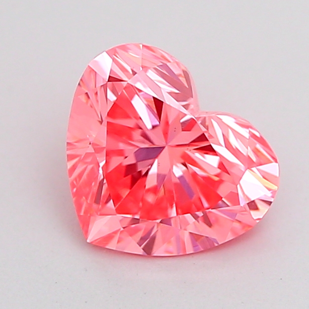 1.03ct Heart Fancy Vivid Pink VS1 IGI