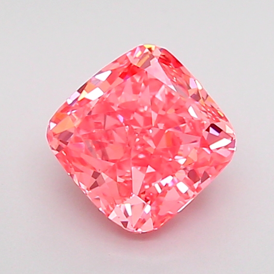 1.07ct Cushion Brilliant Fancy Vivid Pink VS1 IGI