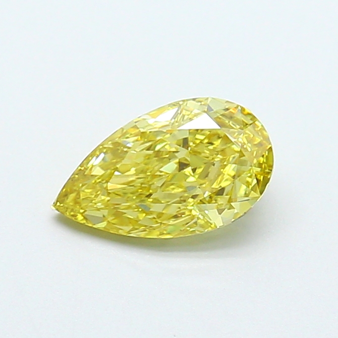 1.02ct Pear Fancy Intense Yellow VVS2 IGI