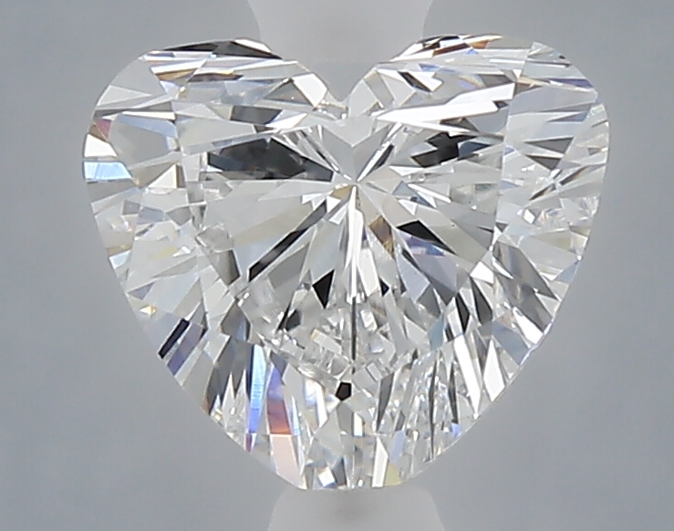 1.09 carat d VVS2 EX Cut IGI heart diamond