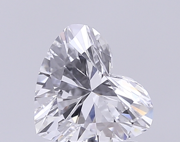 1 carat d VVS2 EX Cut IGI heart diamond