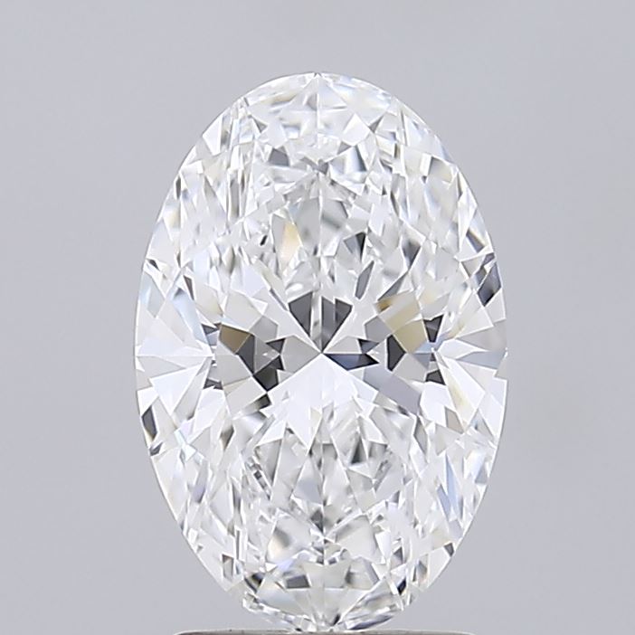 2.06 ct. oval Lab Grown Diamond front image