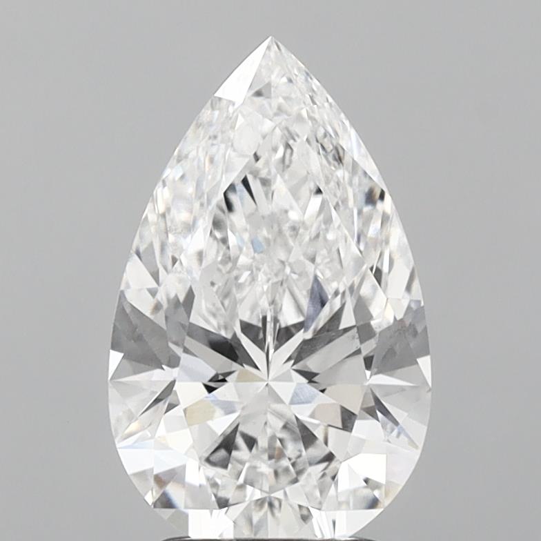 2.59 ct. pear Vintage Willow Ring in 14kt rose gold diamond image