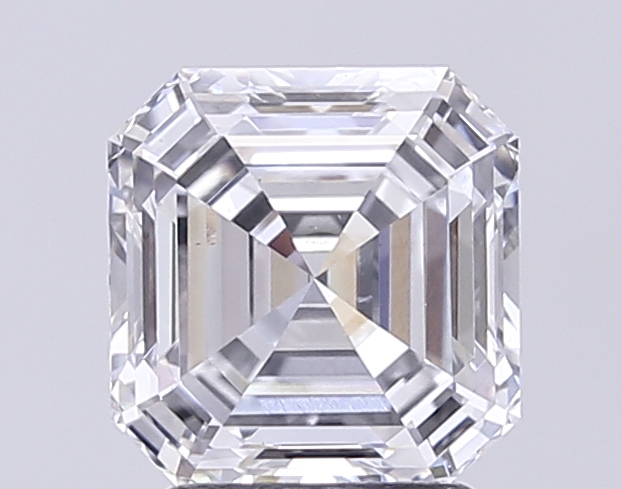 2.52 carat d VS1 EX Cut IGI asscher diamond