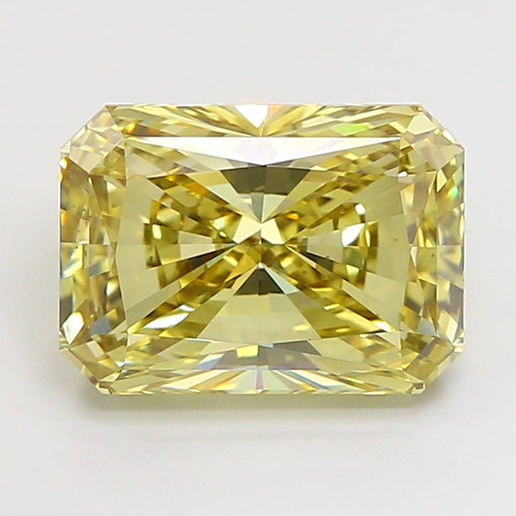 5ct Radiant Fancy Intense Yellow VS1 IGI