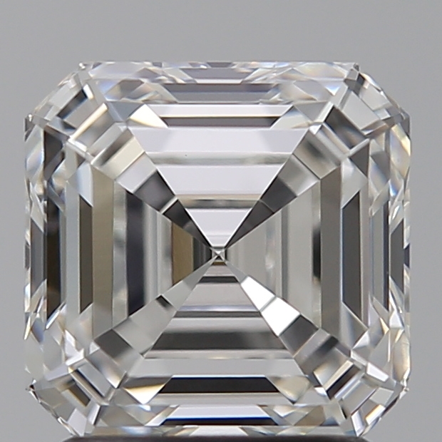 2.05ct Asscher F IF IGI