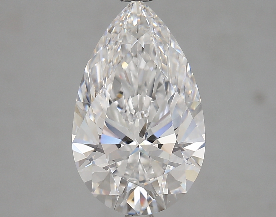 4.03ct Pear D IF GIA