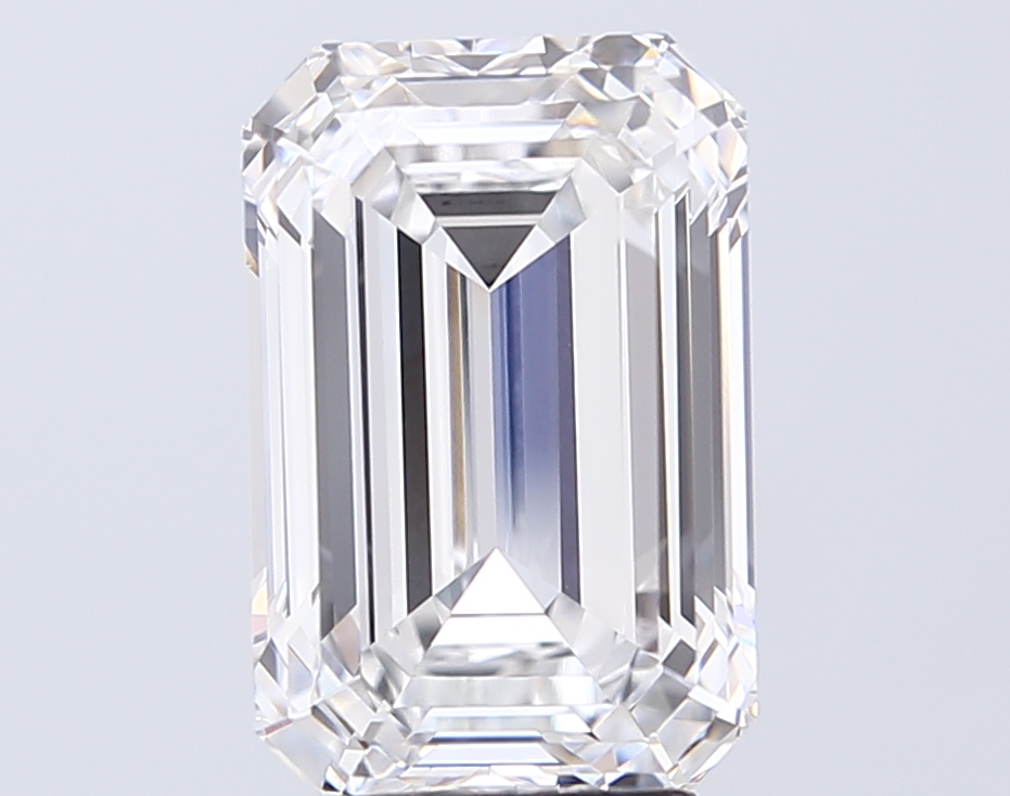Emerald cut 6.09ct D VVS2