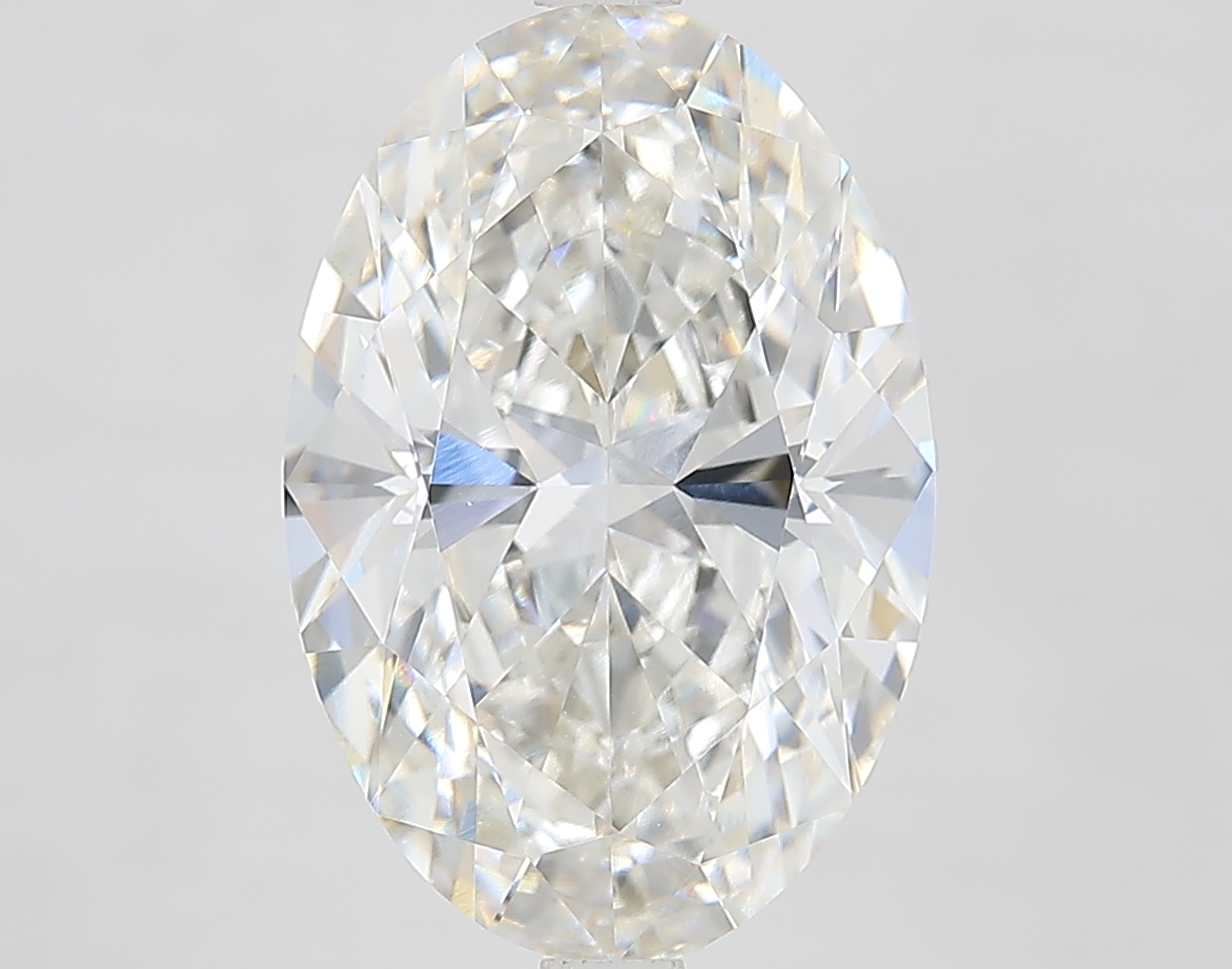 5.30 ct. oval Lab Grown Diamond front image