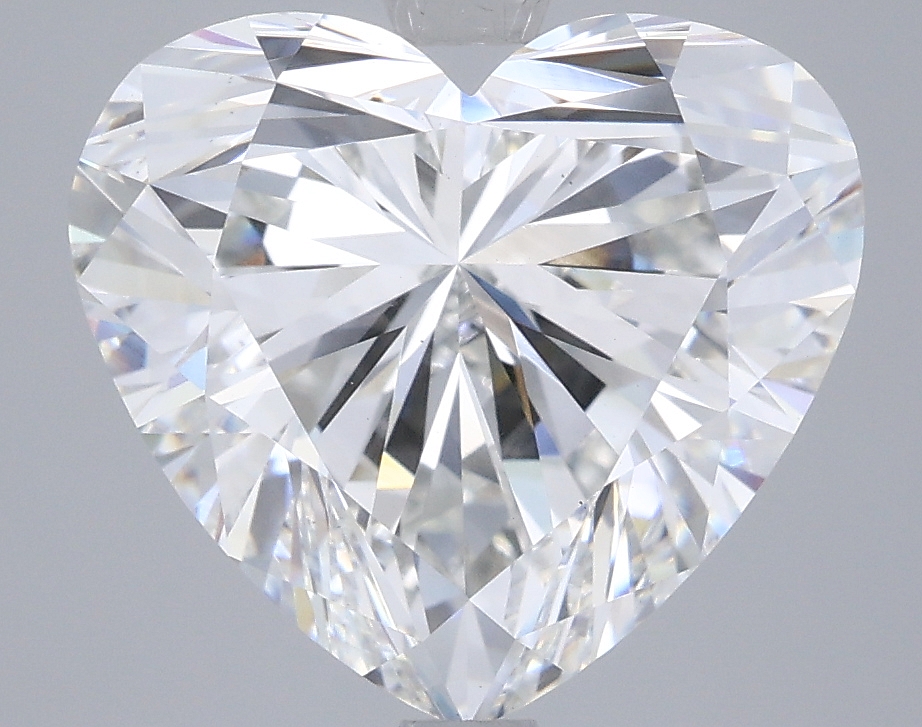 5.55 ct. heart Lab Grown Diamond front image