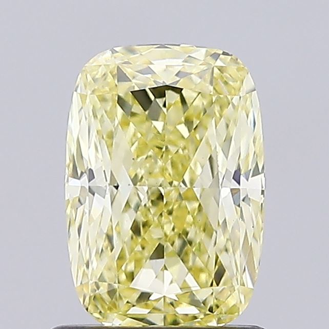 1.26ct Cushion Fancy Intense Yellow VS1 IGI