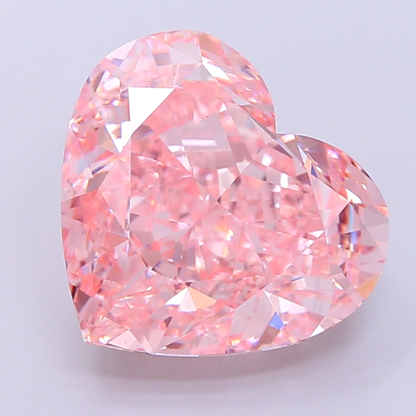 13.13ct Heart Fancy Vivid Pink VVS2 IGI