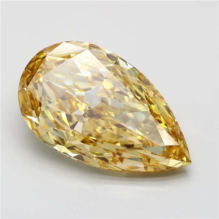 18.1ct Pear Fancy Vivid Yellow VVS2 IGI