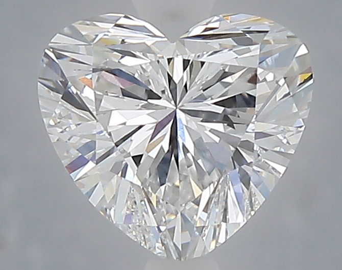 1.56 carat e VVS2 EX Cut IGI heart diamond