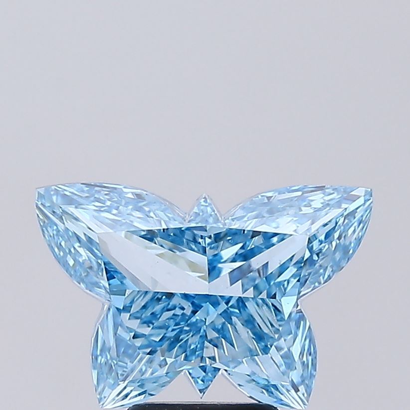 4.72ct Other Fancy Vivid Blue VS1 IGI
