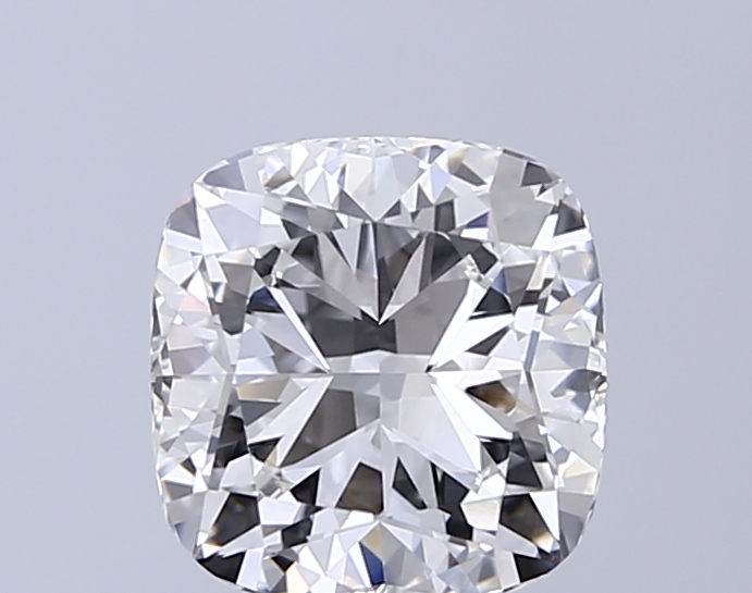 2.09 carat f VVS2 EX Cut IGI cushion diamond