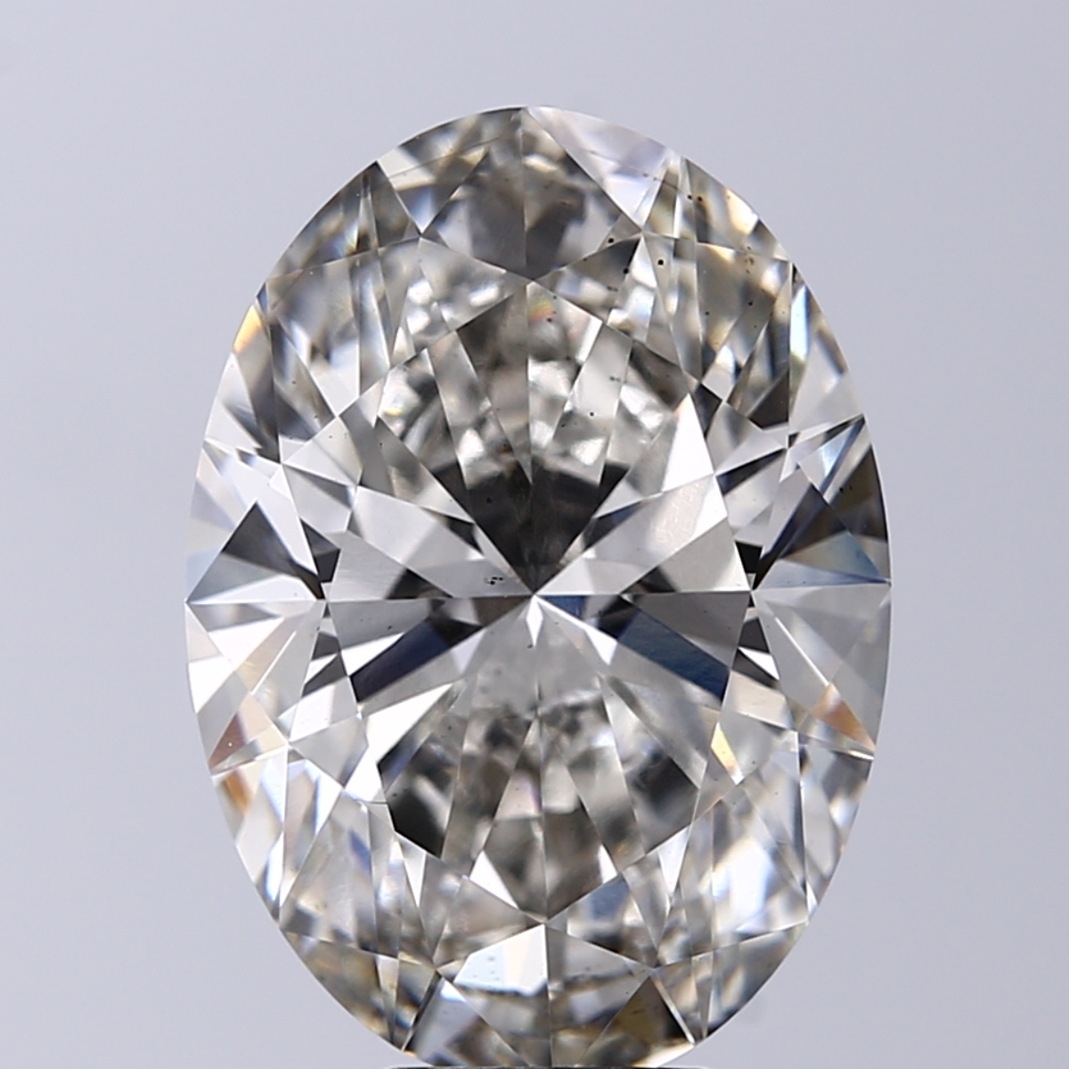 7.55 ct. oval Lab Grown Diamond front image