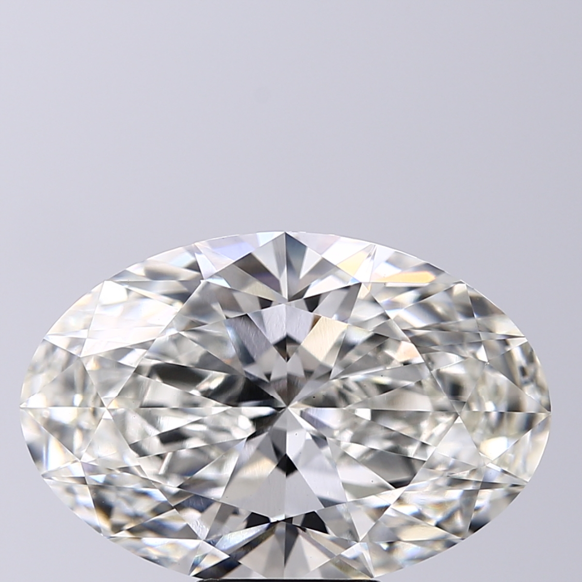 6.20 ct. oval Lab Grown Diamond front image