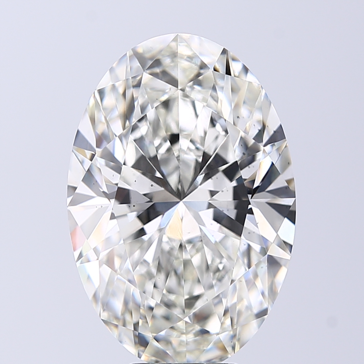 8.01 ct. oval Lab Grown Diamond front image