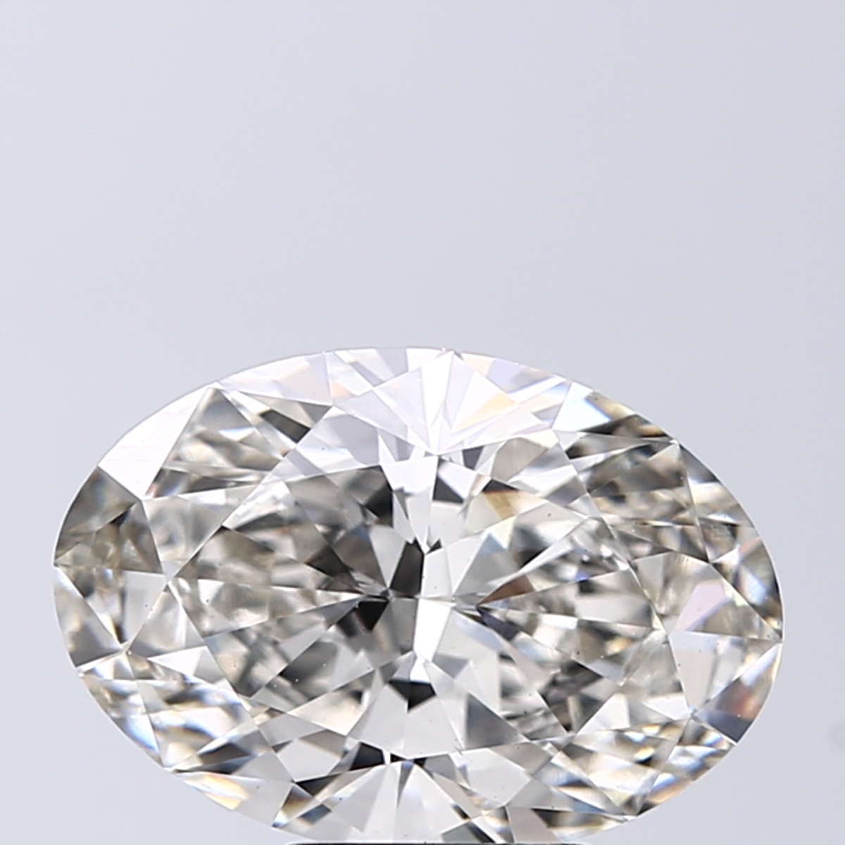 3.80 ct. oval Lab Grown Diamond front image
