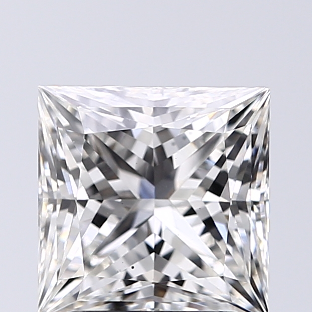 2.12 ct. princess Lab Grown Diamond front image