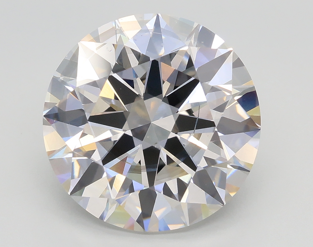 6.04 ct. round Lab Grown Diamond front image