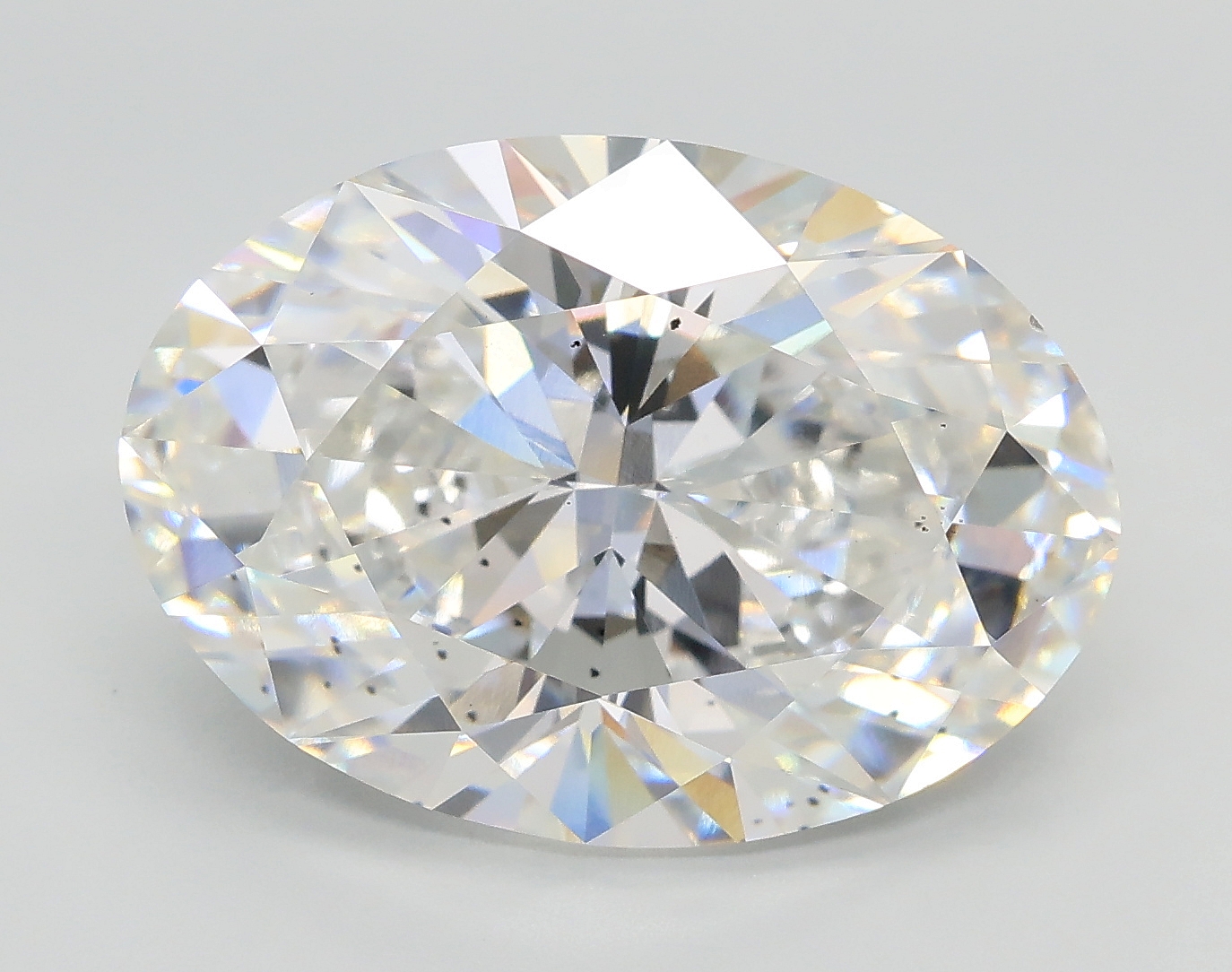 7.02 ct. oval Lab Grown Diamond front image