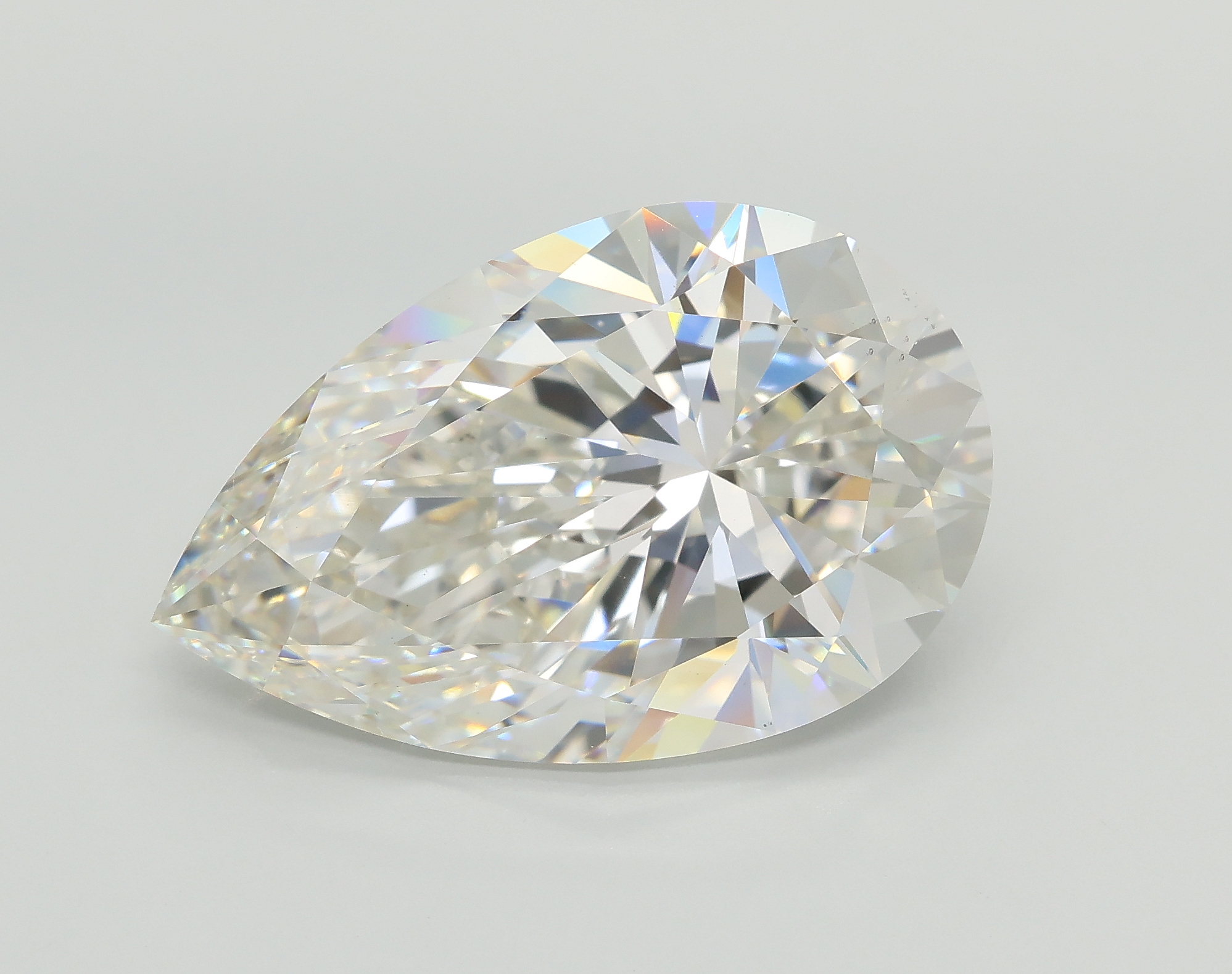 10.18 ct. pear Lab Grown Diamond front image