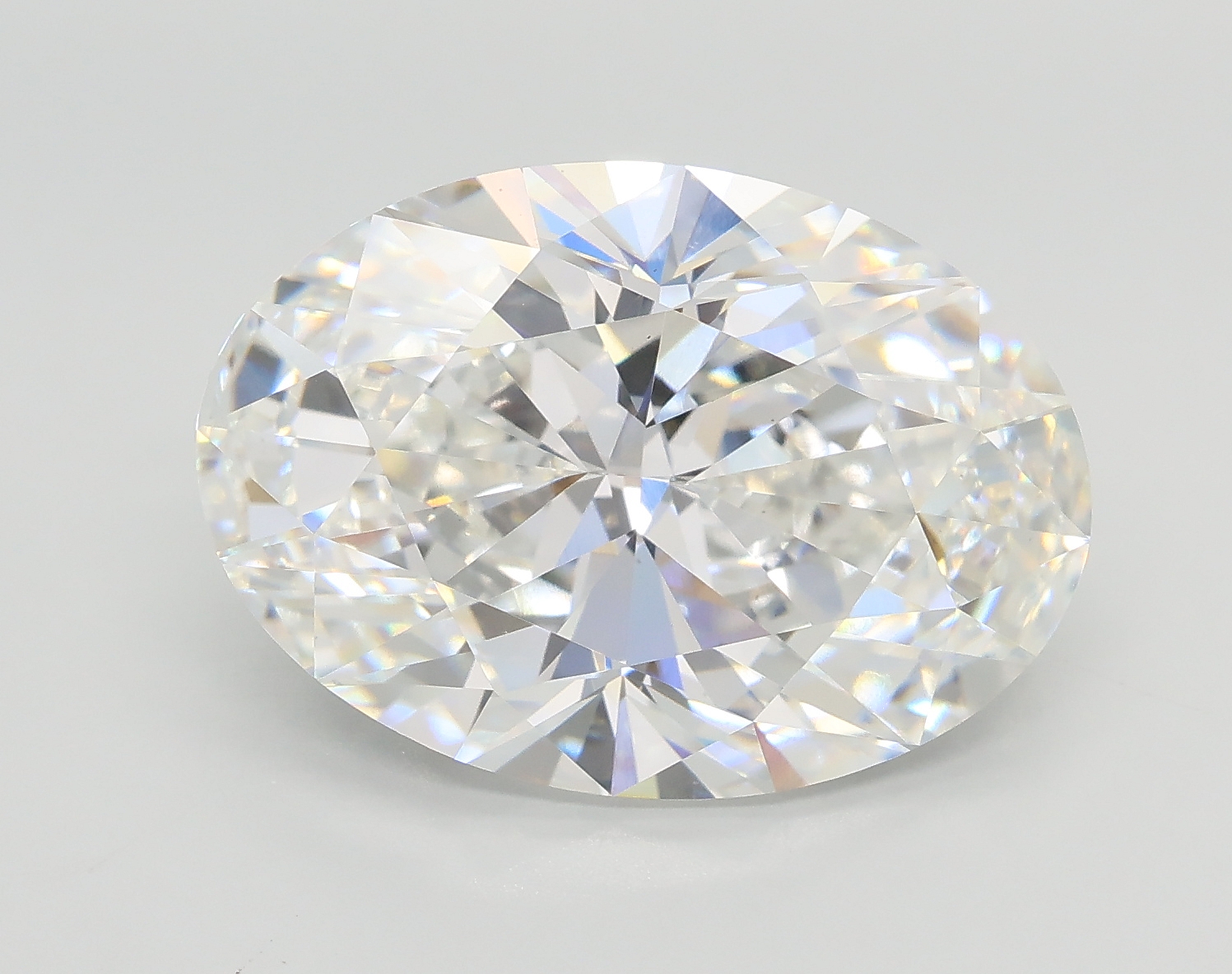 6.54 ct. oval Lab Grown Diamond front image