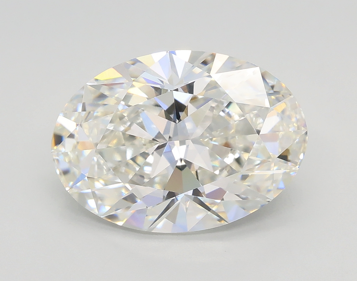 3.02 ct. oval Lab Grown Diamond front image