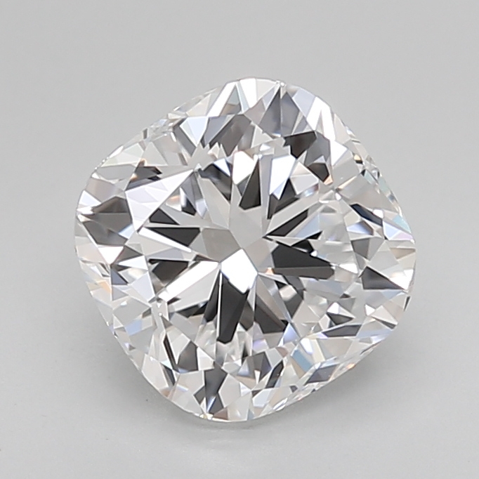 2.09 carat d VVS2 EX Cut IGI cushion diamond